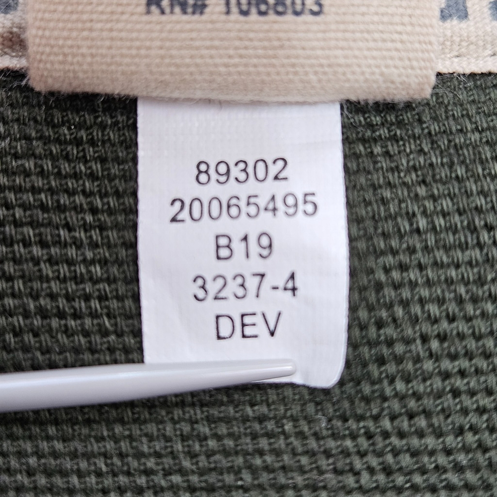 Duluth Trading Burly DuluthFlex Fire Hose Shirt Jac Mens XL TALL Green Workwear - Picture 9 of 9